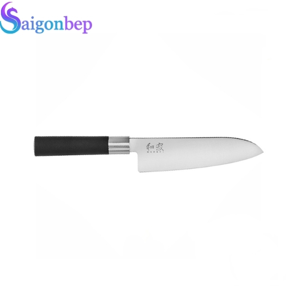 Dao thái đa năng Nhật Bản cao cấp KAI Wasabi Black Santoku - 6716S (165mm)