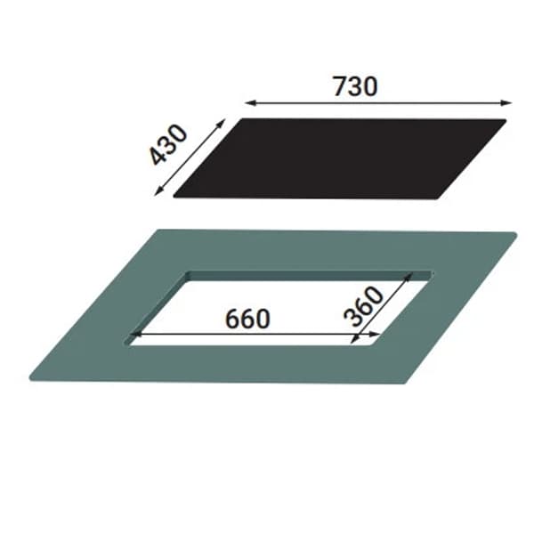 Bếp từ đôi Kaff KF-IH2002LeBar