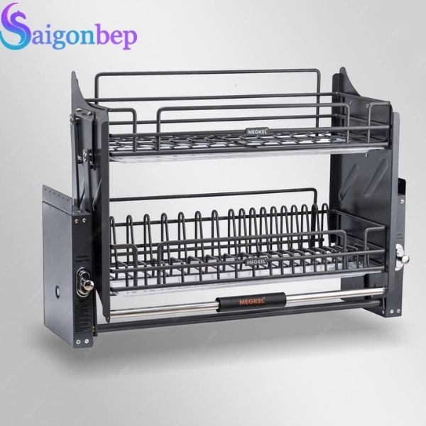 Giá bát đĩa nâng hạ nan quả trám Garis ML06.70N