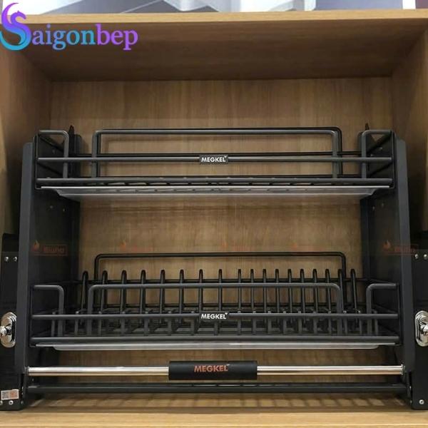 Giá bát đĩa nâng hạ nan quả trám Garis ML06.90N