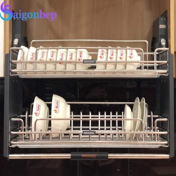 Giá bát đĩa nâng hạ nan quả trám Garis ML06.70V