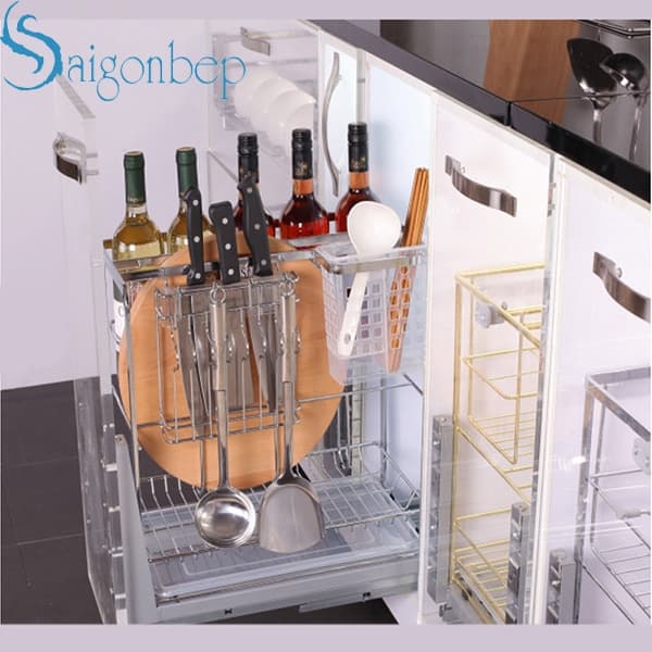 Giá gia vị dao thớt inox 304 Eurogold EP20