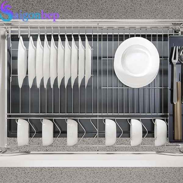 Giá xoong nồi bát đĩa đa năng Eurogold inox 304 EP80