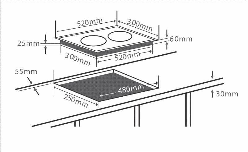 Bếp từ Chefs EH – DIH32B