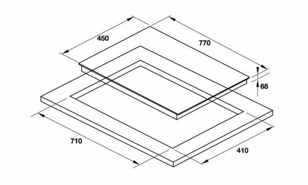 Bếp từ 3 vùng nấu Hafele HC-I773D 536.01.905