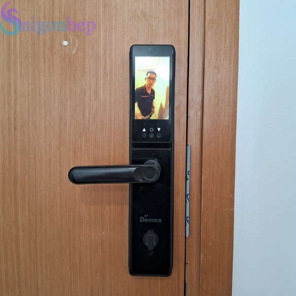 Khóa Vân Tay Demax EL-C626 BL Tích Hợp Camera Màn Hình