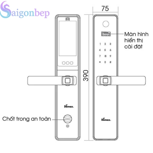 Khóa Vân Tay EL-C626 AC: Tích Hợp Camera Màn Hình