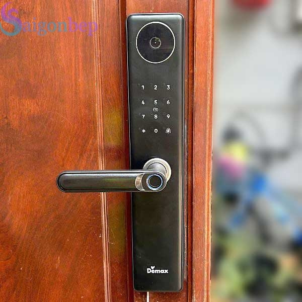 Khóa Vân Tay Thông Minh Demax BL-C66 BL Camera Màn Hình Chuẩn 4.0