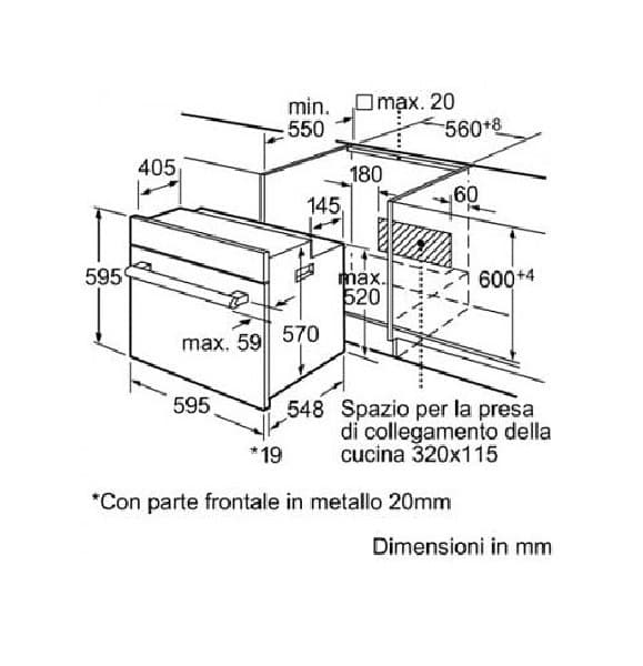 Lò nướng Bosch HBA56B550J