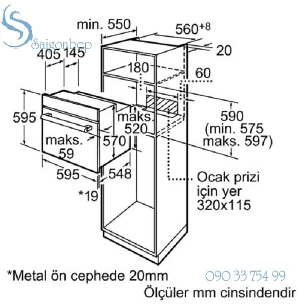 Lò nướng Bosch HBA73B530