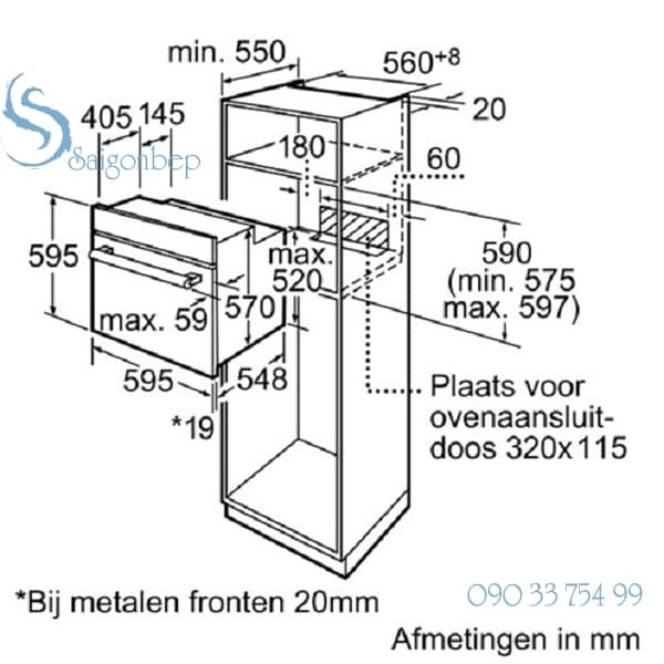 Lò nướng Bosch HBA78B760