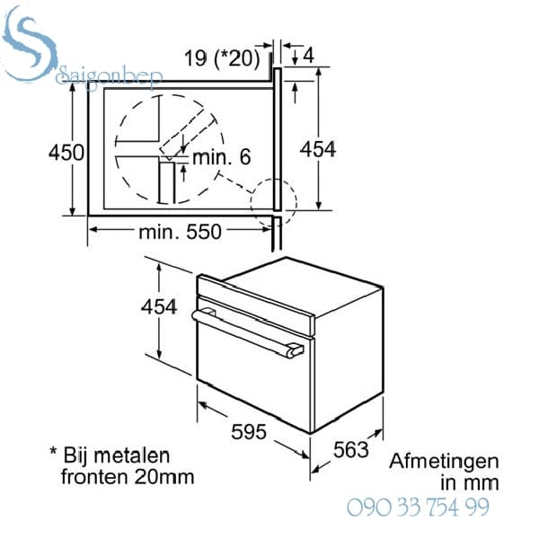 Lò nướng Bosch HBC84E663