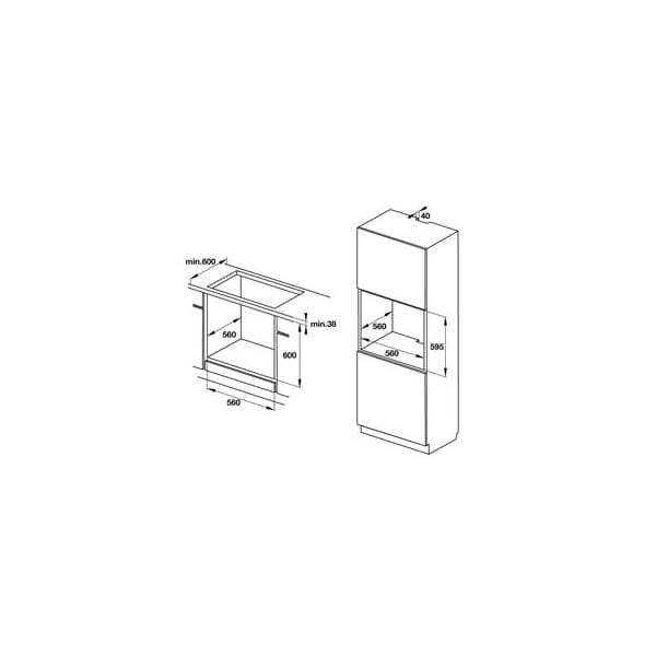 Lò nướng kết hợp vi sóng độc lập Hafele HO-F36A 538.01.221