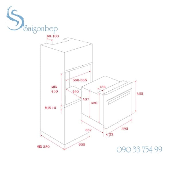 Lò nướng Teka HLC 840