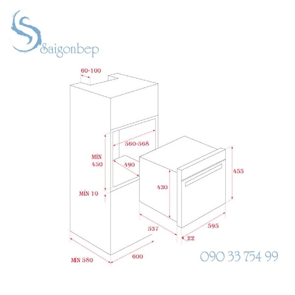 Lò nướng Teka HLC 847 SC