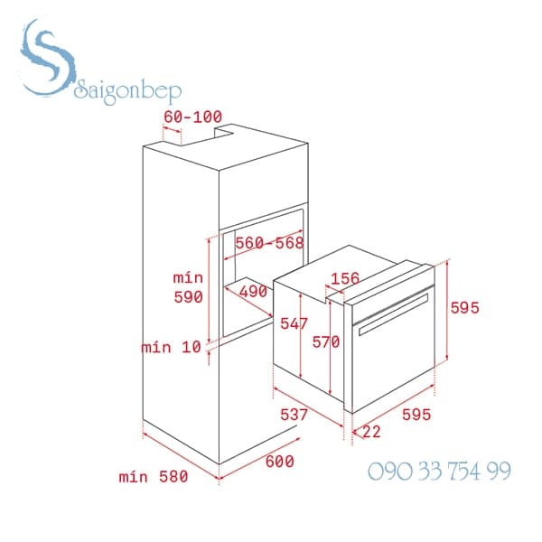 Lò nướng Teka HSB 610