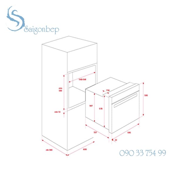 Lò nướng Teka HSB 615