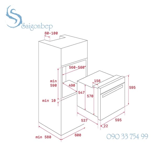 Lò nướng Teka HSB 630
