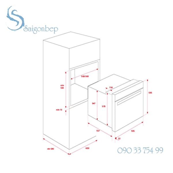 Lò nướng Teka HSB 635