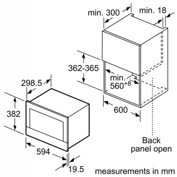 Lò vi sóng BOSCH BFL634GS1B