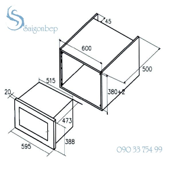 Lò vi sóng Cata MC - 25D