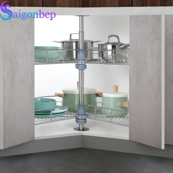 Mâm xoay nan inox tròn Eurogold TR270E