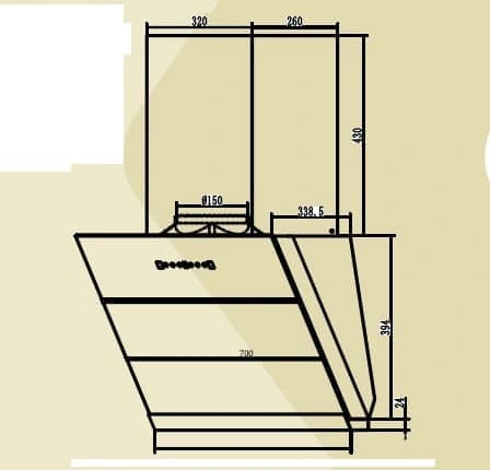 Máy hút mùi Canzy CZ-70LCD