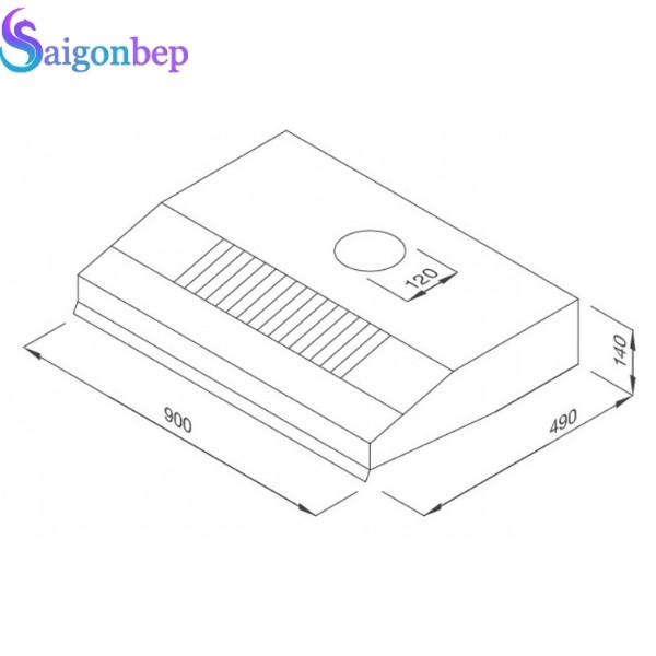 Máy hút mùi Classic Malloca H342.9 NEW