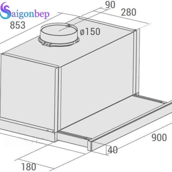 Máy hút mùi Fagor AF3-949X