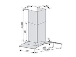 Máy hút mùi Kocher K-228BL