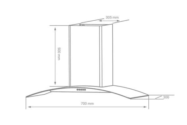 Máy hút mùi Kocher K-8070V