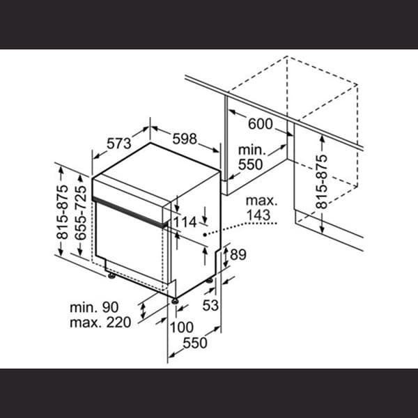 Máy rửa chén Bosch SMS63L08EA series 6