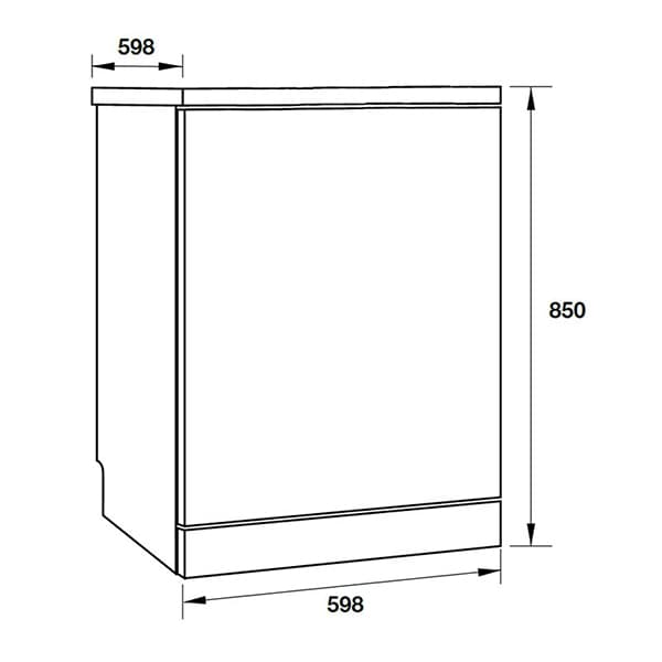 Máy rửa chén độc lập Nero Hafele HDW-F60F 533.23.310