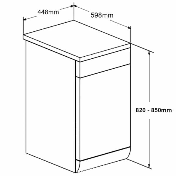 Máy rửa chén KAFF KF-W45A1A401J
