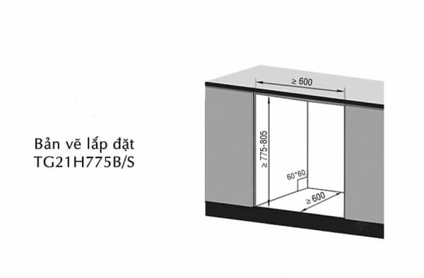 Máy rửa chén Texgio TG21H775S