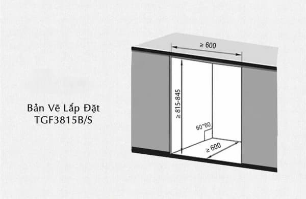 Máy rửa chén Texgio TGF3815B
