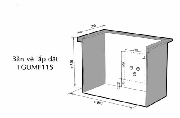 Máy rửa chén Texgio TGUMF11S