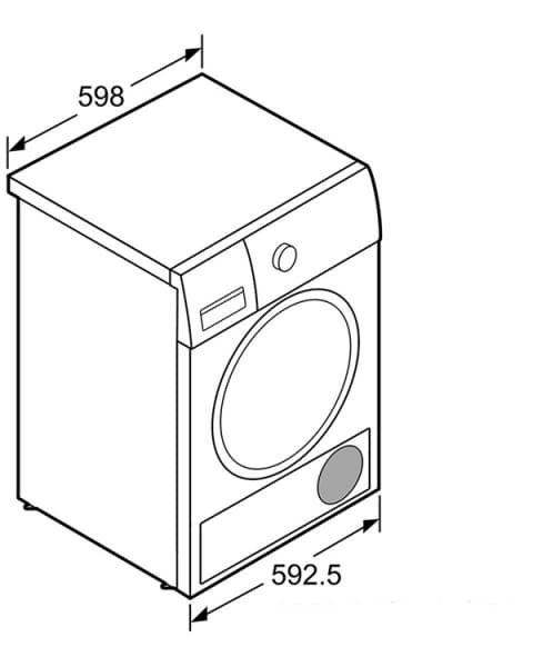Máy sấy quần áo Bosch WTB86201SG