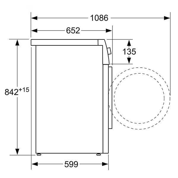 Máy sấy quần áo Bosch WTX87M90BY
