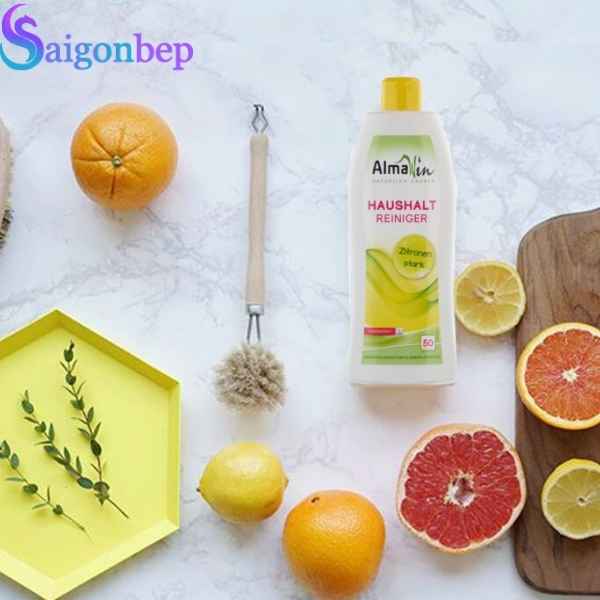 Nước tẩy đa năng Almawin hữu cơ hương chanh 500ml