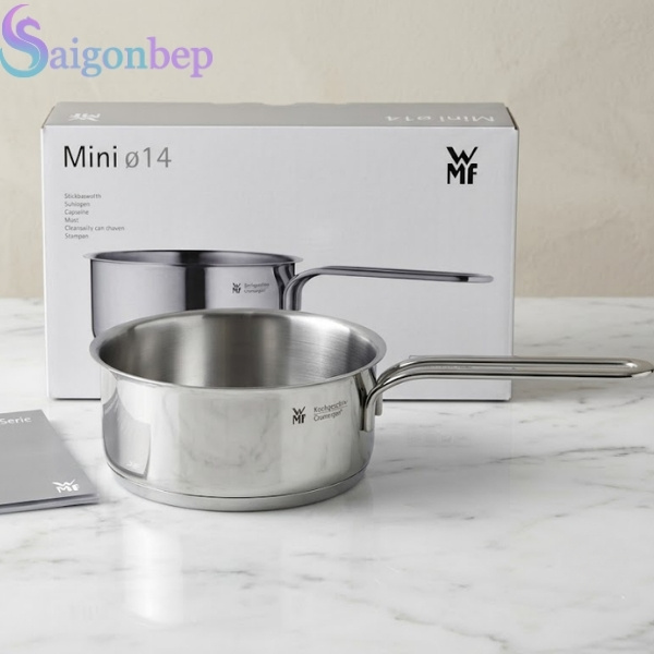 Quánh Inox WMF Mini 14cm (0.9L) Nhỏ Gọn, Tiện Lợi Khẩu Phần Ít