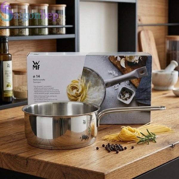 Quánh Inox WMF Mini 14cm (0.9L) Nhỏ Gọn, Tiện Lợi Khẩu Phần Ít