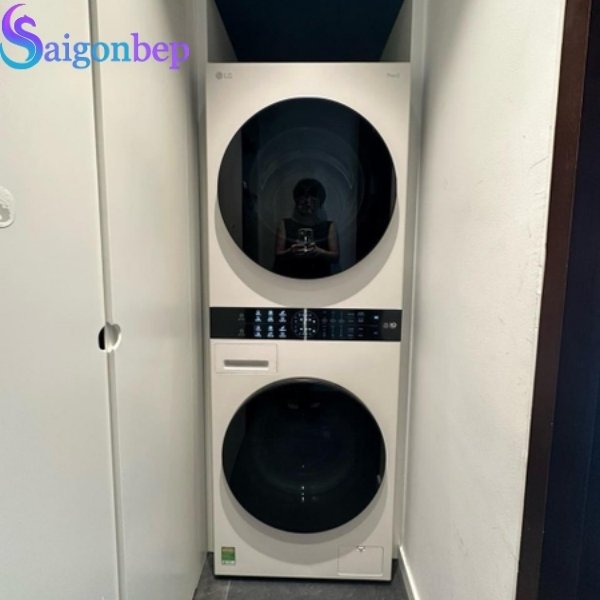 Tháp giặt sấy LG Inverter giặt 14 kg - sấy 10 kg WT1410NHE