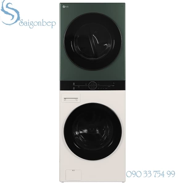 Tháp giặt sấy LG Inverter giặt 25 kg - sấy 17 kg WT2517NHEG