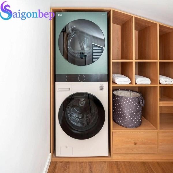 Tháp giặt sấy LG Inverter giặt 25 kg - sấy 17 kg WT2517NHEG