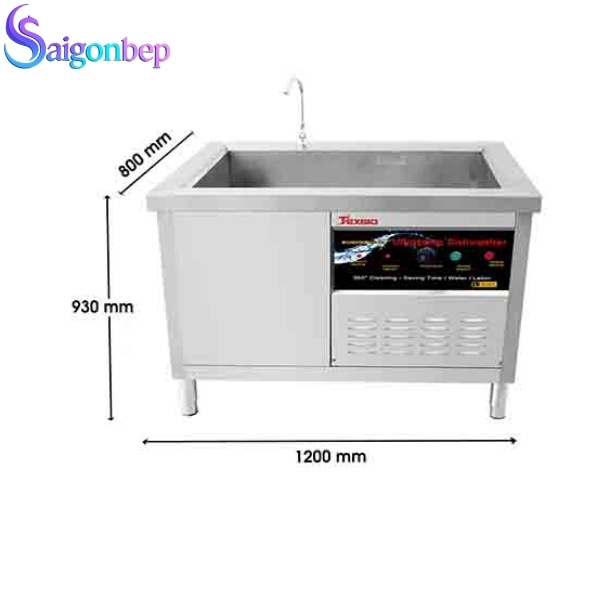 Máy rửa chén  công nghiệp siêu âm Texgio Ultrasonic Luxury Tgu-1200XS