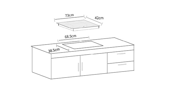 Bếp từ đôi Mifa VA07