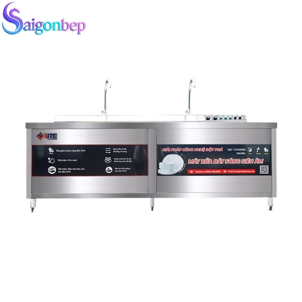 Máy rửa chén công nghiệp sóng siêu âm UTC 2400HD