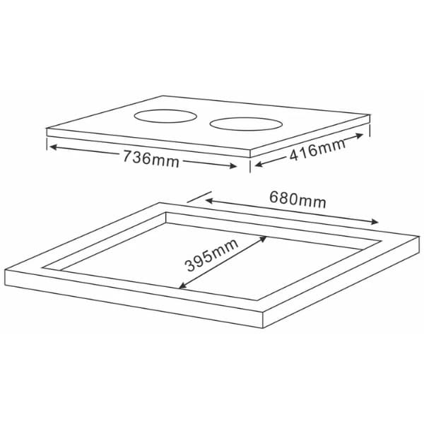 Bếp từ hồng ngoại TEKA HIC 7322 S