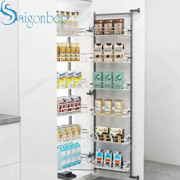Tủ khô inox nan dẹt 6 tầng cánh mở Eurogold EPL80645